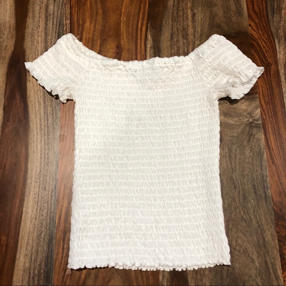 White Ruffle Top - Picture 2 of 3